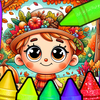 Autumn Coloring Seasons Pages-Art Escape